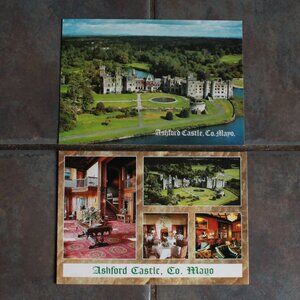 Vintage Pair of John Hinde Original Ireland Tourist Postcards